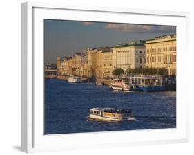 Neva River, Saint Petersburg, Russia-Walter Bibikow-Framed Photographic Print