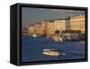 Neva River, Saint Petersburg, Russia-Walter Bibikow-Framed Stretched Canvas