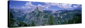 Nevada Fall and Half Dome, Yosemite National Park, California-null-Stretched Canvas