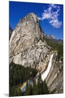 Nevada Fall, Half Dome and Liberty Cap, California, Usa-Russ Bishop-Mounted Premium Photographic Print