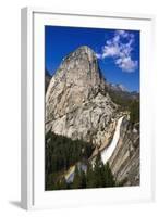 Nevada Fall, Half Dome and Liberty Cap, California, Usa-Russ Bishop-Framed Photographic Print