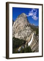 Nevada Fall, Half Dome and Liberty Cap, California, Usa-Russ Bishop-Framed Photographic Print