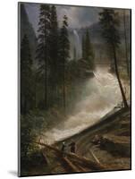 Nevada Falls, Yosemite, 1872 or 1873-Albert Bierstadt-Mounted Giclee Print