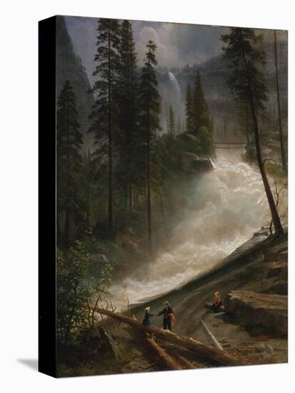 Nevada Falls, Yosemite, 1872 or 1873-Albert Bierstadt-Stretched Canvas