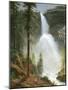 Nevada Falls-Albert Bierstadt-Mounted Art Print