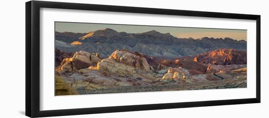 Nevada, Formations and Colors-Judith Zimmerman-Framed Photographic Print