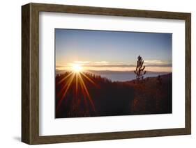 Nevada, Lake Tahoe at Sunset-Savanah Stewart-Framed Photographic Print