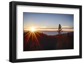 Nevada, Lake Tahoe at Sunset-Savanah Stewart-Framed Photographic Print