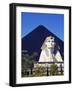 Nevada, Las Vegas, Luxor Casino Pyramid and Sphinx, USA-Christian Kober-Framed Photographic Print