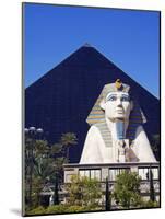 Nevada, Las Vegas, Luxor Casino Pyramid and Sphinx, USA-Christian Kober-Mounted Photographic Print
