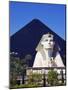 Nevada, Las Vegas, Luxor Casino Pyramid and Sphinx, USA-Christian Kober-Mounted Photographic Print