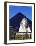 Nevada, Las Vegas, Luxor Casino Pyramid and Sphinx, USA-Christian Kober-Framed Photographic Print