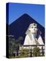 Nevada, Las Vegas, Luxor Casino Pyramid and Sphinx, USA-Christian Kober-Stretched Canvas