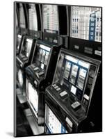 Nevada, Las Vegas, Mccarran International Airport, Slot Machines, USA-Walter Bibikow-Mounted Photographic Print