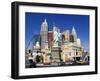 Nevada, Las Vegas, Statue of Liberty and New York New York City Skyline Reproduction, USA-Christian Kober-Framed Photographic Print