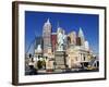 Nevada, Las Vegas, Statue of Liberty and New York New York City Skyline Reproduction, USA-Christian Kober-Framed Photographic Print