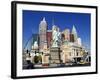 Nevada, Las Vegas, Statue of Liberty and New York New York City Skyline Reproduction, USA-Christian Kober-Framed Photographic Print