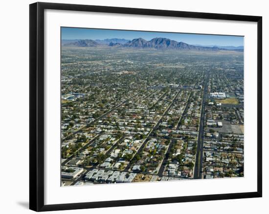 Nevada, Las Vegas, Suburbia, USA-Alan Copson-Framed Photographic Print