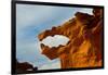 Nevada. Mesquite. Gold Butte National Monument, Little Finland Red Rock Sculptures, The Salmon Jaw-Bernard Friel-Framed Photographic Print