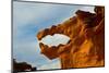 Nevada. Mesquite. Gold Butte National Monument, Little Finland Red Rock Sculptures, The Salmon Jaw-Bernard Friel-Mounted Photographic Print