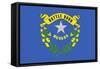 Nevada State Flag-Lantern Press-Framed Stretched Canvas