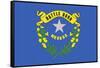 Nevada State Flag-Lantern Press-Framed Stretched Canvas