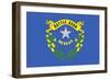 Nevada State Flag-Lantern Press-Framed Art Print