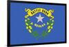 Nevada State Flag-Lantern Press-Framed Art Print