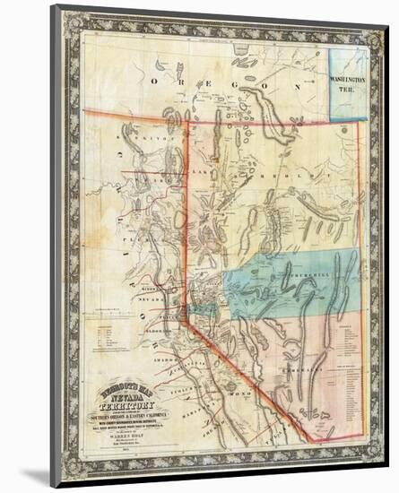 Nevada Territory, c.1863-Henry Degroot-Mounted Art Print