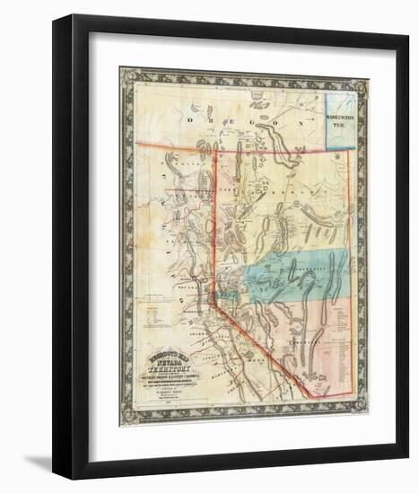 Nevada Territory, c.1863-Henry Degroot-Framed Art Print