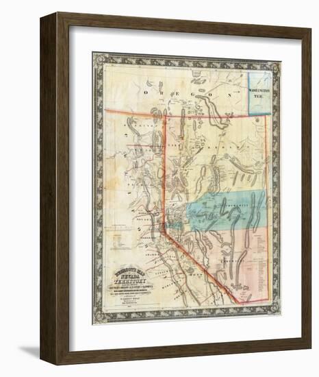 Nevada Territory, c.1863-Henry Degroot-Framed Art Print