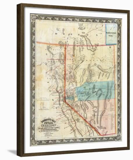 Nevada Territory, c.1863-Henry Degroot-Framed Art Print