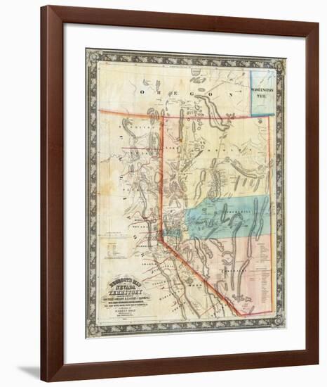 Nevada Territory, c.1863-Henry Degroot-Framed Art Print