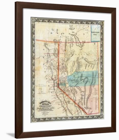 Nevada Territory, c.1863-Henry Degroot-Framed Art Print