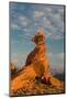 Nevada, Valley of Fire State Park. Sunset on Balancing Rock with Clouds in the Background-Judith Zimmerman-Mounted Photographic Print
