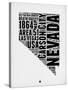 Nevada Word Cloud 2-NaxArt-Stretched Canvas