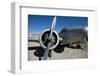 Nevada, Yerington, Twin Beech Display at Yerington Municipal Airport-Bernard Friel-Framed Photographic Print