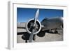 Nevada, Yerington, Twin Beech Display at Yerington Municipal Airport-Bernard Friel-Framed Photographic Print