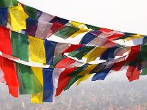 Flags in Nepal-nevenm-Photographic Print
