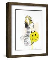 Never Been So Happy-Mydeadpony-Framed Art Print