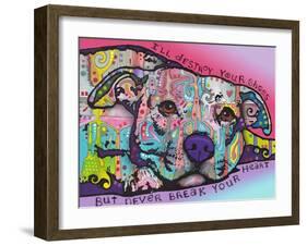 Never Break Your Heart-Dean Russo-Framed Giclee Print