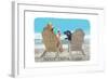 Never Drink Alone-Dog is Good-Framed Art Print