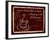 Never Drink Coffee at Lunch-Kate Ward Thacker-Framed Giclee Print