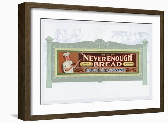 Never Enough Bread-null-Framed Art Print