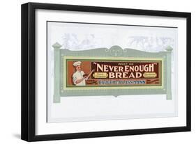 Never Enough Bread-null-Framed Art Print