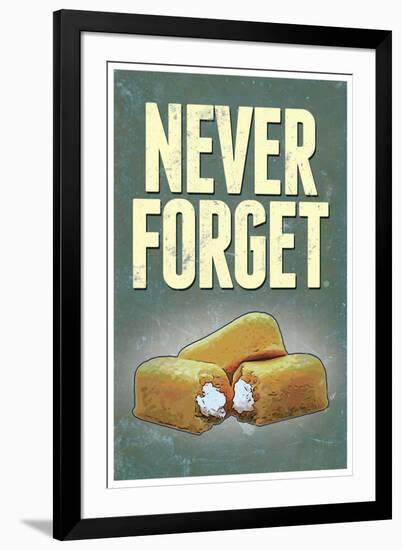 Never Forget - Snack Cakes-null-Framed Art Print