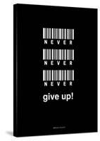Never Give Up-Design Fabrikken-Stretched Canvas