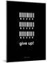 Never Give Up-Design Fabrikken-Mounted Art Print