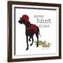 Never Hunt Alone-Dog is Good-Framed Art Print