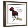 Never Hunt Alone-Dog is Good-Framed Art Print